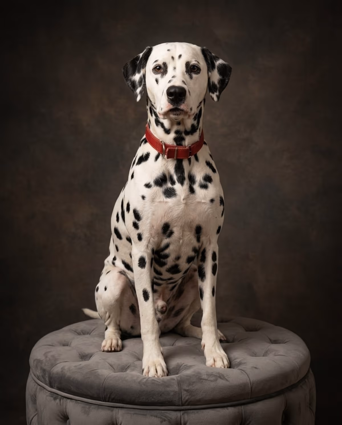 A Dalmatian fine-art memorial portrait